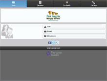 Tablet Screenshot of firstintegrity.com
